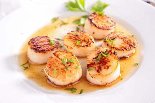 Seared Scallops with Brown Butter Sauce